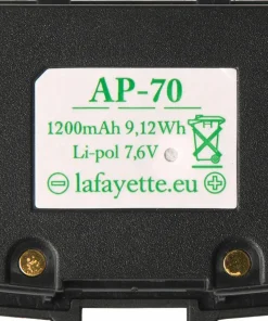 Lafayette Battery AP-70 Li-Pol 7,6V 9,12WH Black Clearance