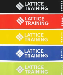 Lattice Training Resistance Band 5 Pack Multi Colour
