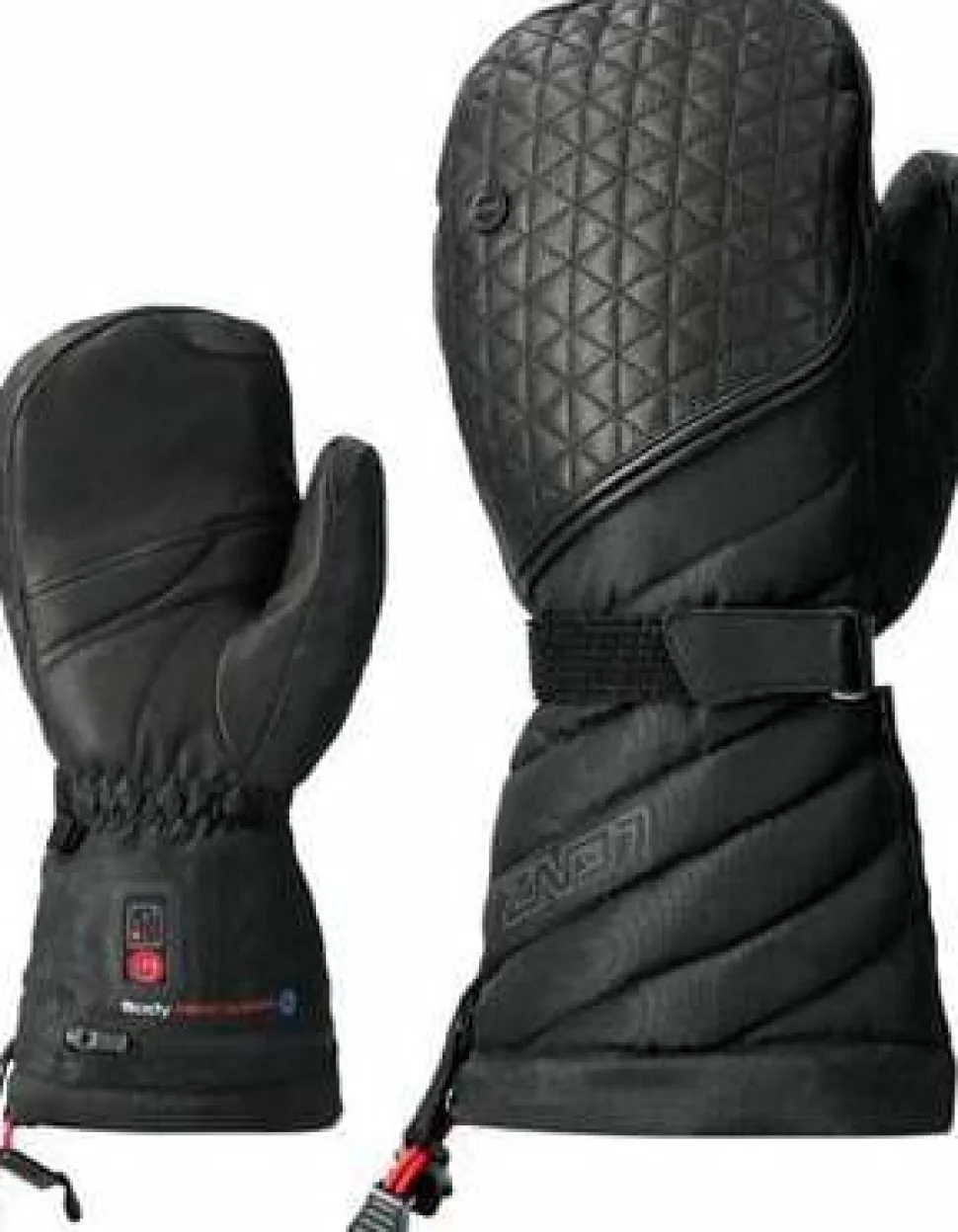 Lenz Women's Heat Glove 6.0 Finger Cap Mittens Black