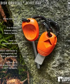 Light My Fire Swedish Firesteel Bio Scout Rocky Red Online
