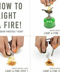 Light My Fire Swedish Firesteel Bio Scout Rocky Red Online