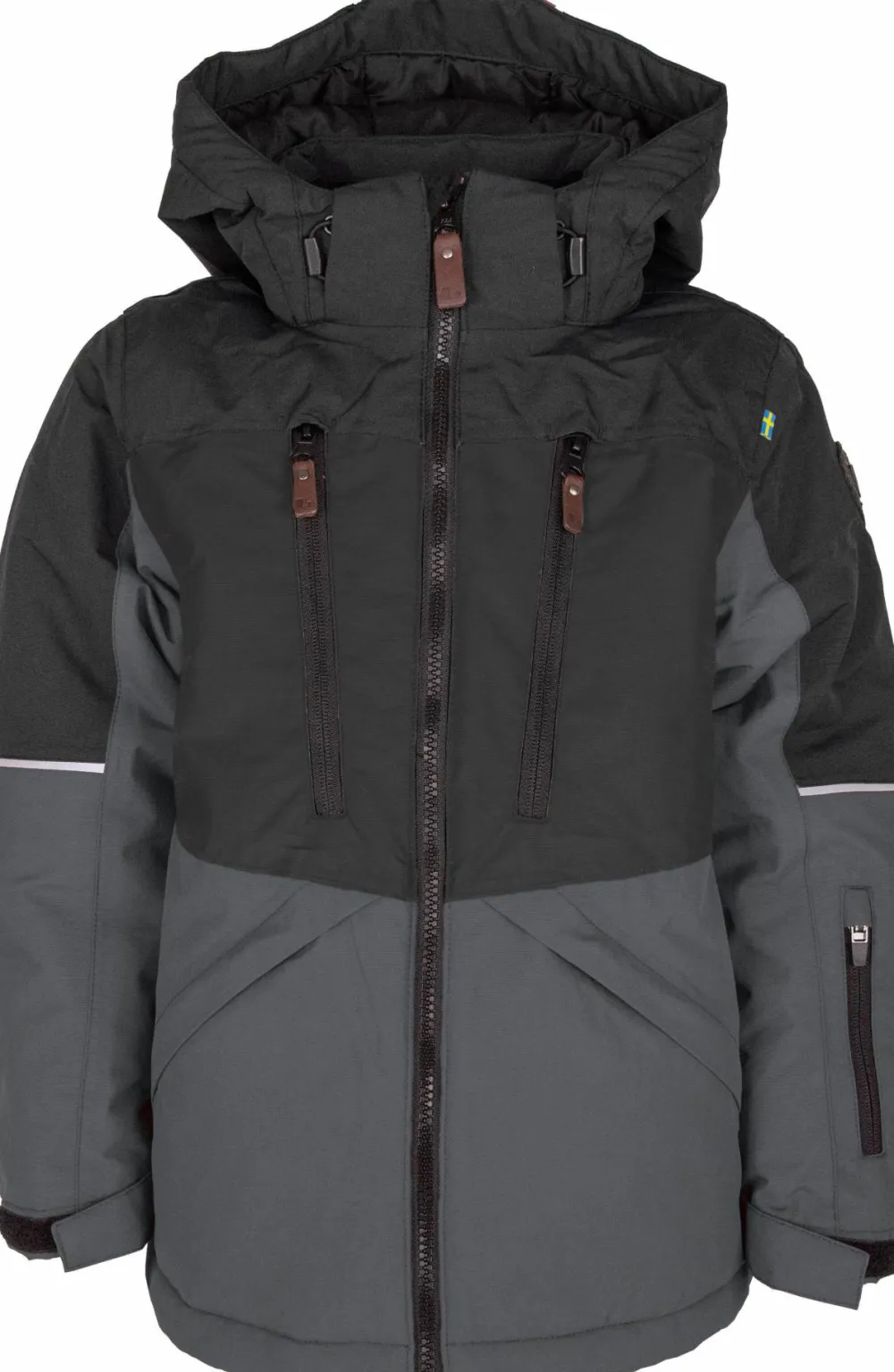 Lindberg Kids' Alpine Winter Jacket Black/Anthracite Online