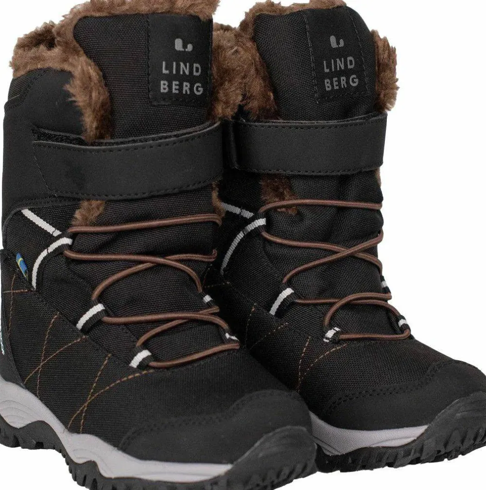 Lindberg Kids' Arctic Snow Boot High Black/Brown New
