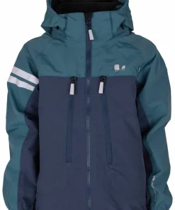 Lindberg Kids' Lingbo Jacket Turquoise/Navy