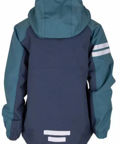 Lindberg Kids' Lingbo Jacket Turquoise/Navy