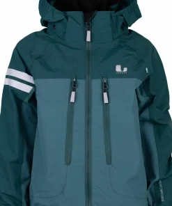 Lindberg Kids' Lingbo Shell Jacket Lagoon/green