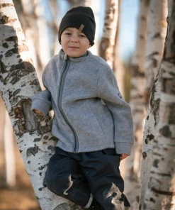 Lindberg Kids' Loe Wool Jacket Grey Melange Outlet
