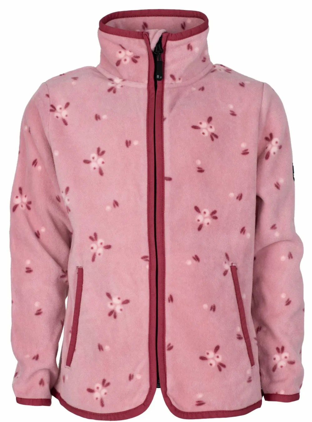 Lindberg Kids' Luleå Fleece Jacket Rose Hot