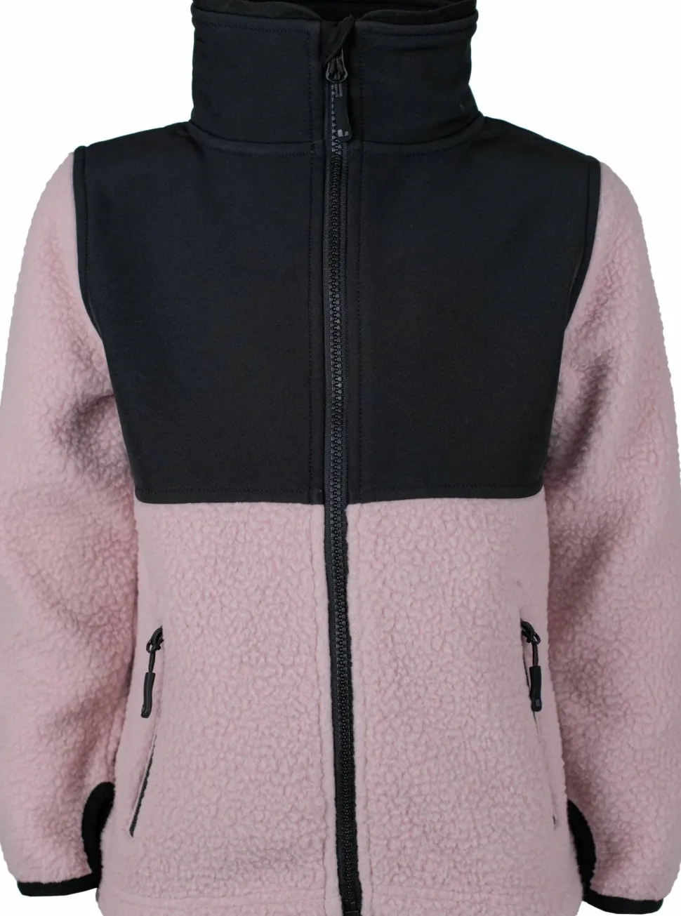 Lindberg Kids' Ramund Pile Jacket Dusty Mauve