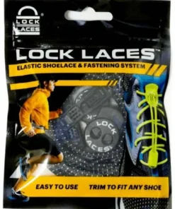 Lock Laces No Tie Shoelaces Black