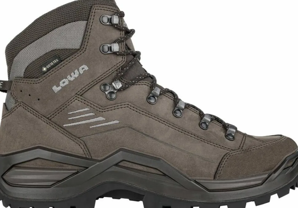 LOWA Men's Renegade Evo Gore-Tex Mid Espresso/Seaweed