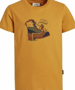 Lundhags Juniors' Fulu Climbing T-Shirt Gold Online