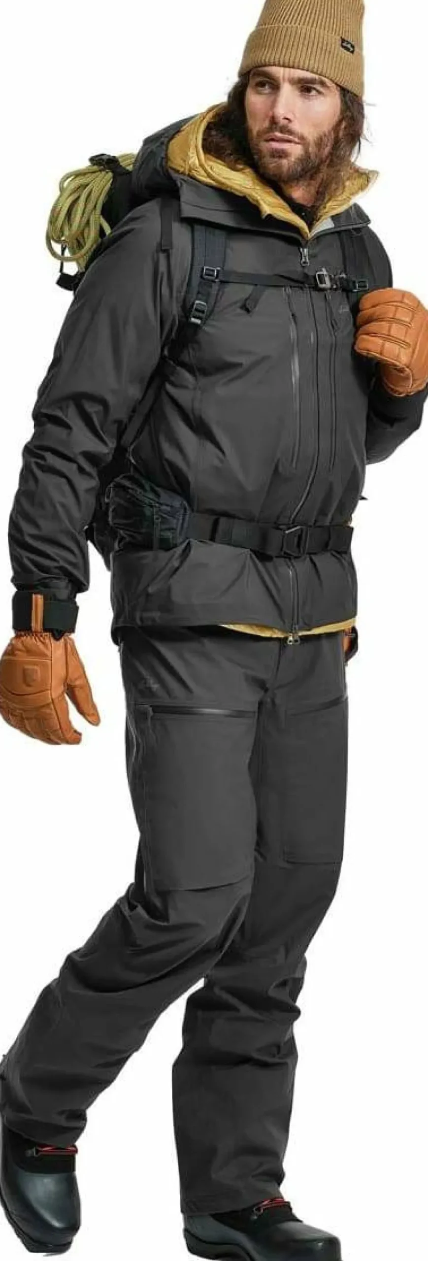 Lundhags Men's Abisku Waterproof Jacket Charcoal