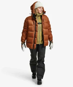 Lundhags Women's Abisku Adventure Down Parka Almond