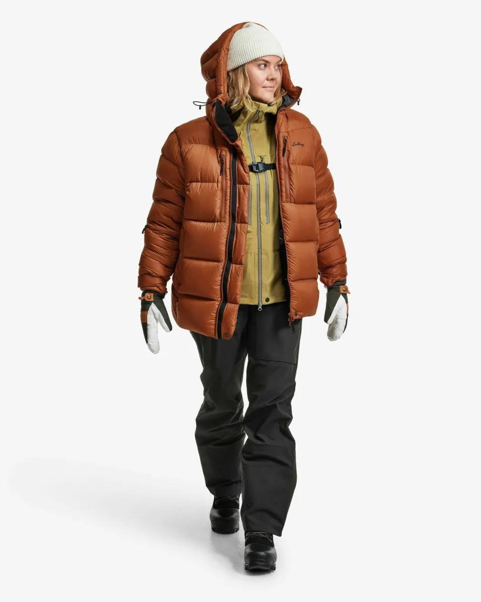 Lundhags Women's Abisku Adventure Down Parka Almond