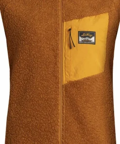 Lundhags Women's Flok Wool Pile Vest Dark Gold