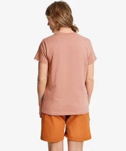 Lundhags Women's Järpen Logo T-shirt Stone Pink