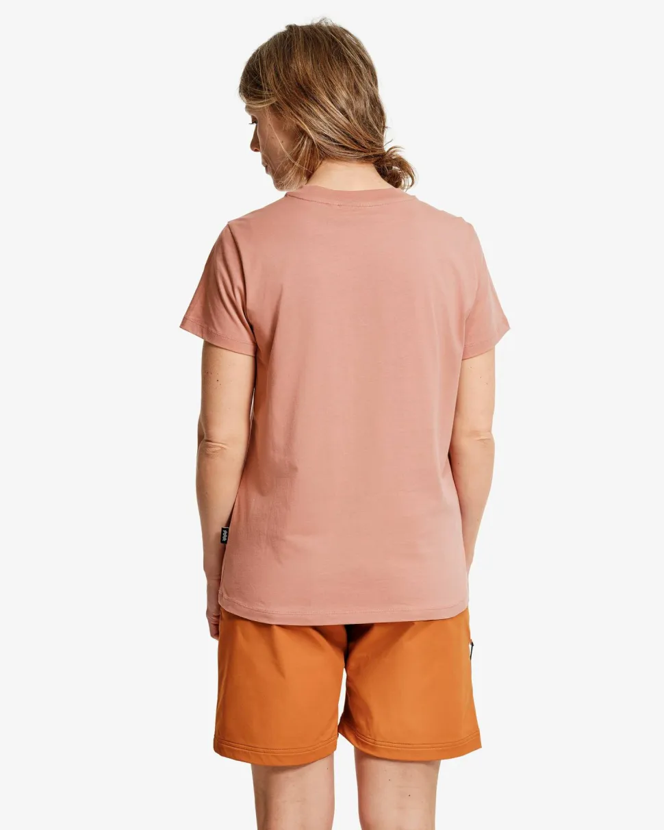 Lundhags Women's Järpen Logo T-shirt Stone Pink