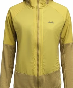 Lundhags Women's Padje Windbreaker Hoodie Straw/bamboo