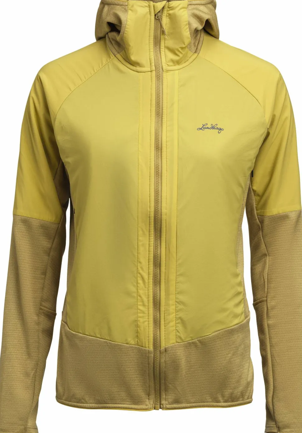 Lundhags Women's Padje Windbreaker Hoodie Straw/bamboo