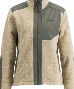 Lundhags Women's Saruk Wool Pile Mid Full Zip Sand Clearance