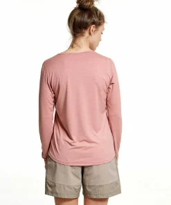 Lundhags Women's Tived Long Sleeve T-shirt Stone Pink