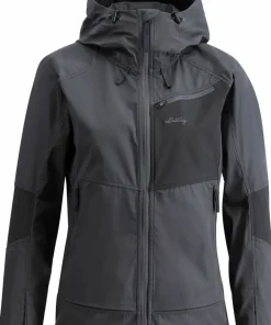 Lundhags Women's Tived Stretch Hybrid Jacket Granite/Charcoal