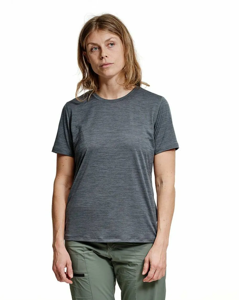 Lundhags Women's Tived T-Shirt Dark Sky Blue Dk Sky Blue Online