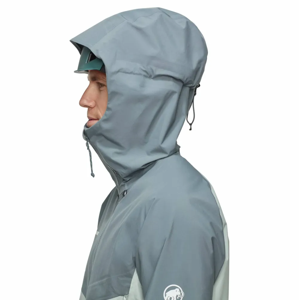 New Men's Crater Iv Hs Hooded Jacket Silver Sage/Strata Gore-Tex
