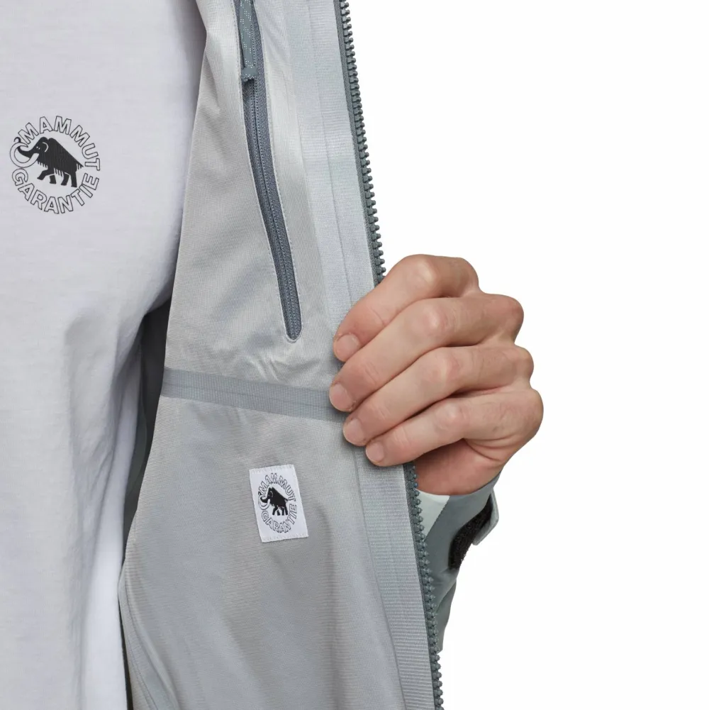 New Men's Crater Iv Hs Hooded Jacket Silver Sage/Strata Gore-Tex
