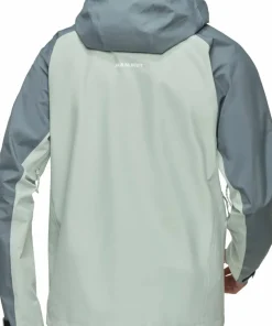 Mammut Men's Crater Iv Hs Hooded Jacket Silver Sage/Strata Silver Sage-Strata Outlet
