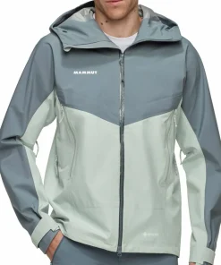 Mammut Men's Crater Iv Hs Hooded Jacket Silver Sage/Strata Silver Sage-Strata Outlet