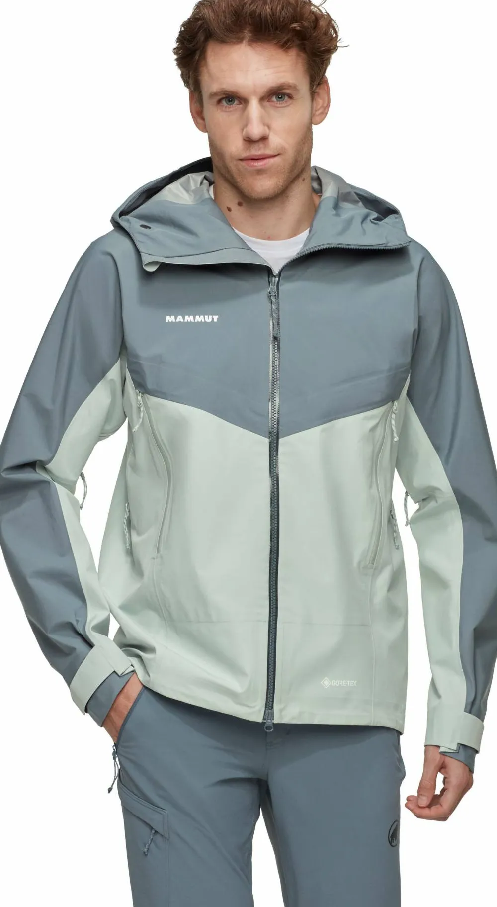 Mammut Men's Crater Iv Hs Hooded Jacket Silver Sage/Strata Silver Sage-Strata Outlet