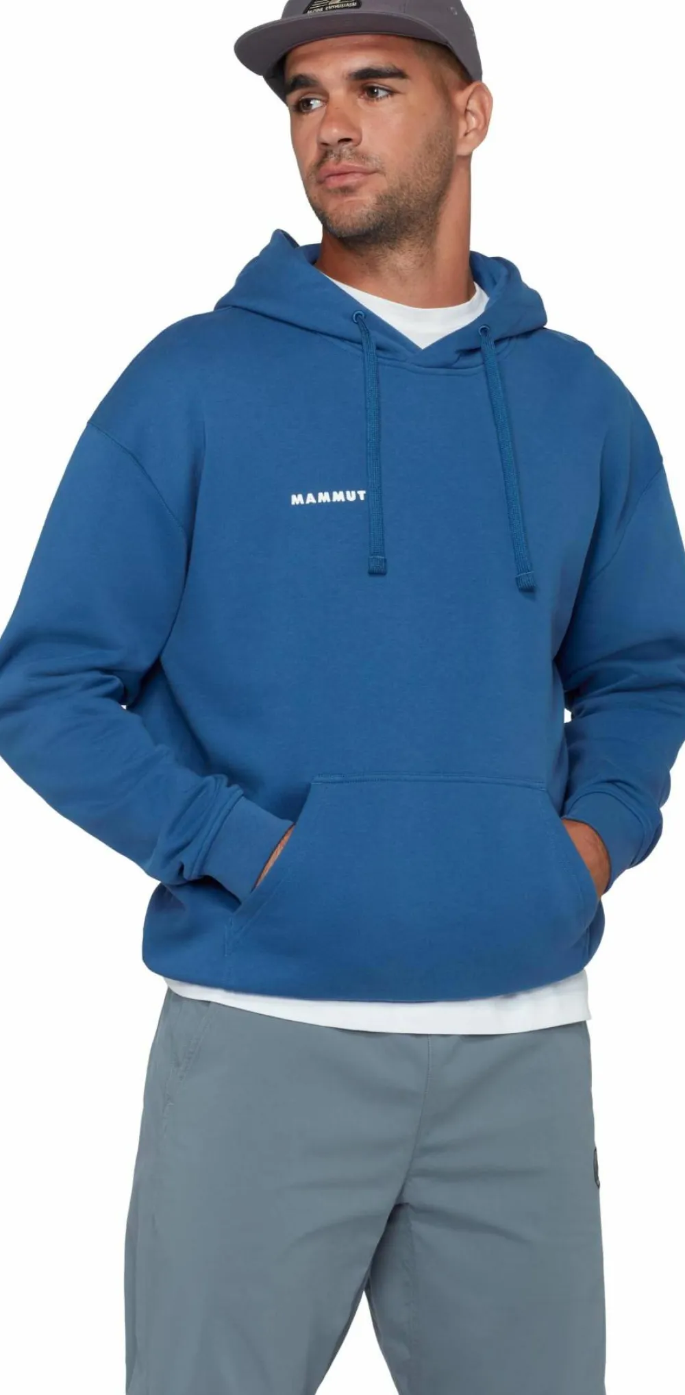 Mammut Men's Base ML Hoody Mini Logo Tschiel Hot