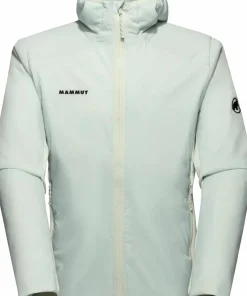Mammut Men's Rime Air In Hybrid Hooded Jacket Silver Sage New