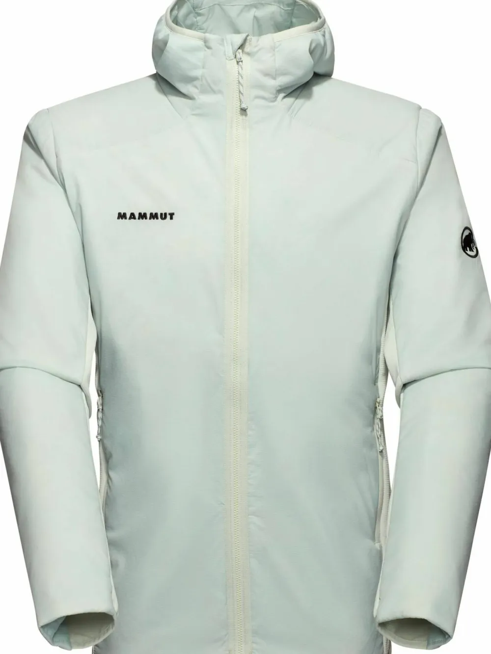 Mammut Men's Rime Air In Hybrid Hooded Jacket Silver Sage New