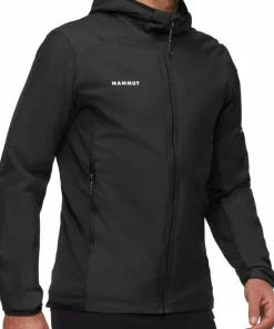 Mammut Men's Rime Air In Hybrid Hooded Jacket Black