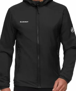 Mammut Men's Rime Air In Hybrid Hooded Jacket Black