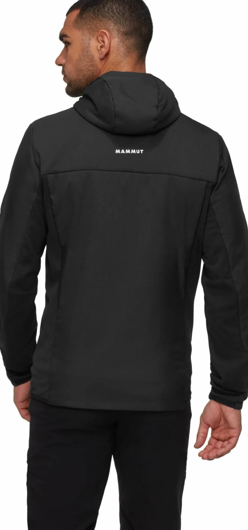 Mammut Men's Rime Air In Hybrid Hooded Jacket Black