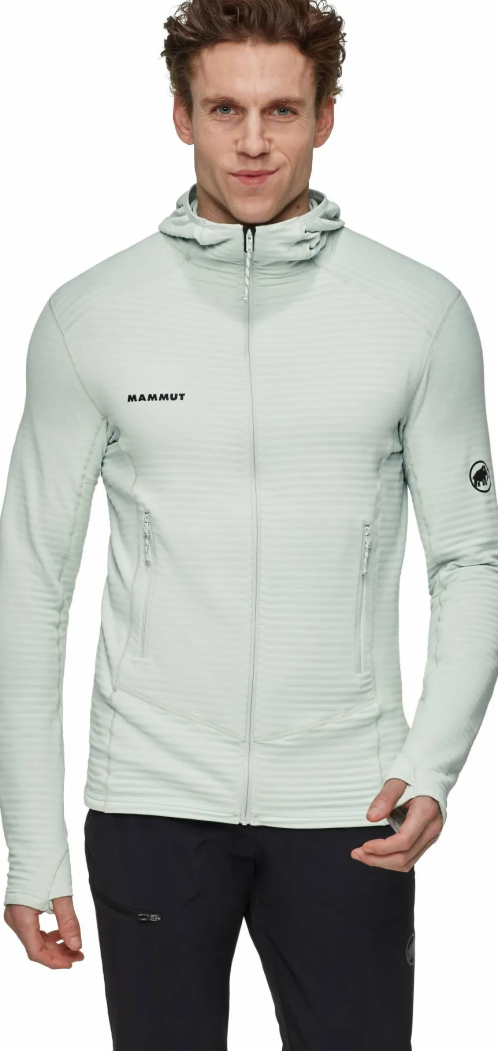 Mammut Men's Taiss Light ML Hooded Jacket Silver Sage Discount