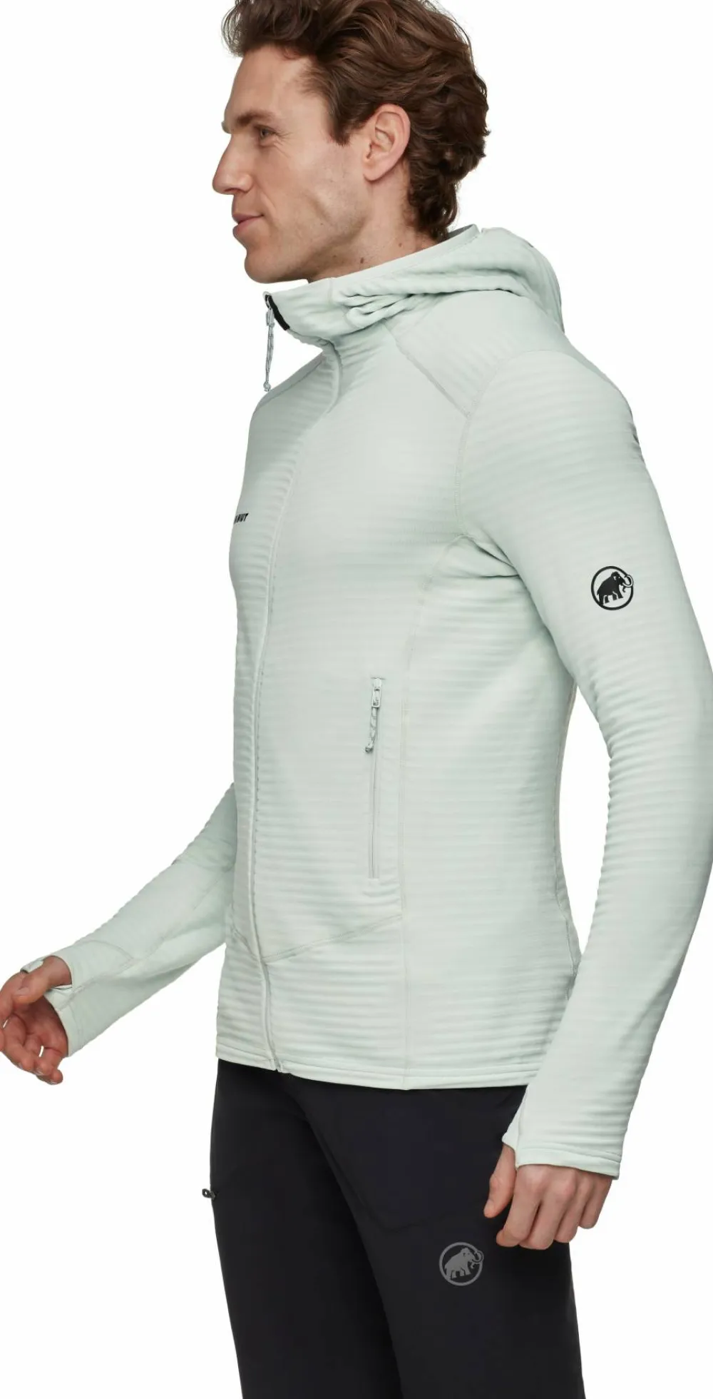 Mammut Men's Taiss Light ML Hooded Jacket Silver Sage Discount