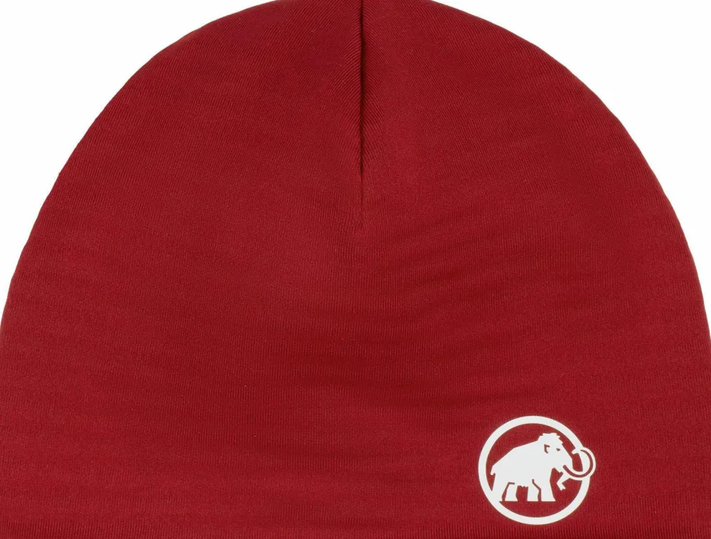 Taiss Beanie Dark Red Huvudbonader Dam