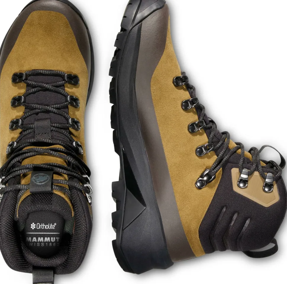 Mammut Women's Ducan III High Lth Gtx Dark Sand-black