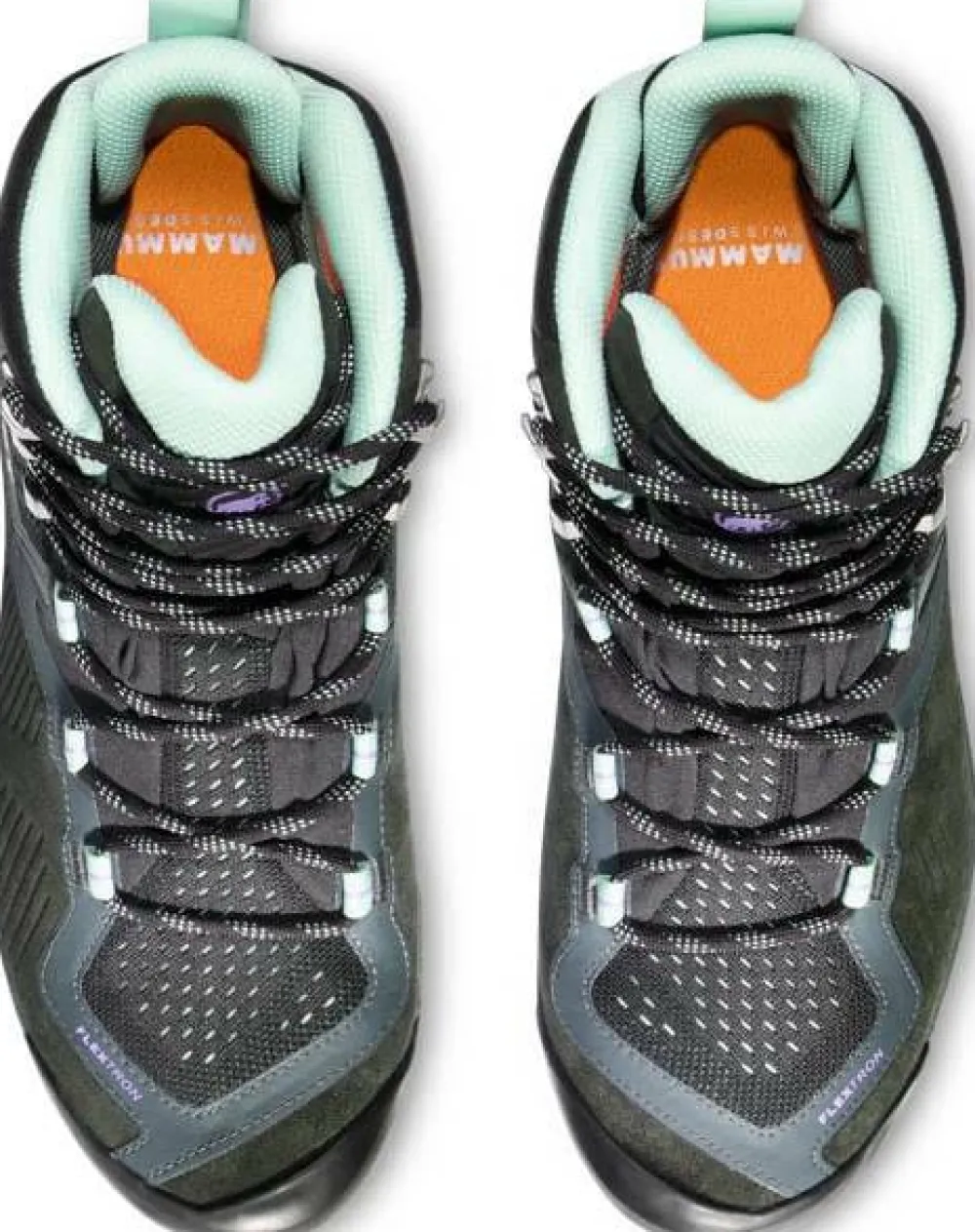 Mammut Women's Sapuen High GORE-TEX dark steel-neo mint Hot