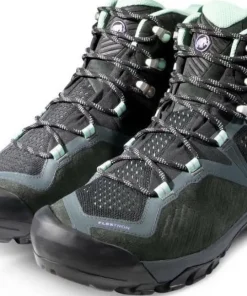 Mammut Women's Sapuen High GORE-TEX dark steel-neo mint Hot