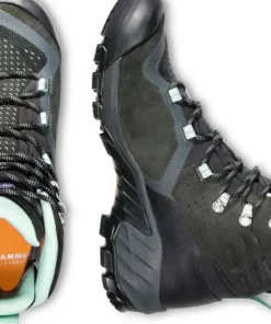 Mammut Women's Sapuen High GORE-TEX dark steel-neo mint Hot