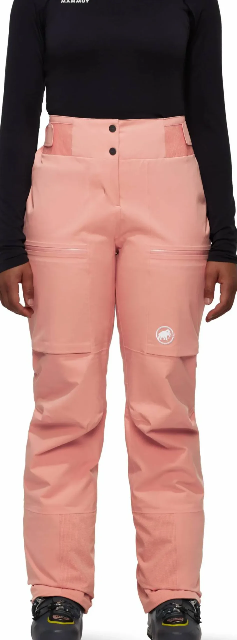 Mammut Women's Stoney Hardshell Thermo Pants Quartz Dust New