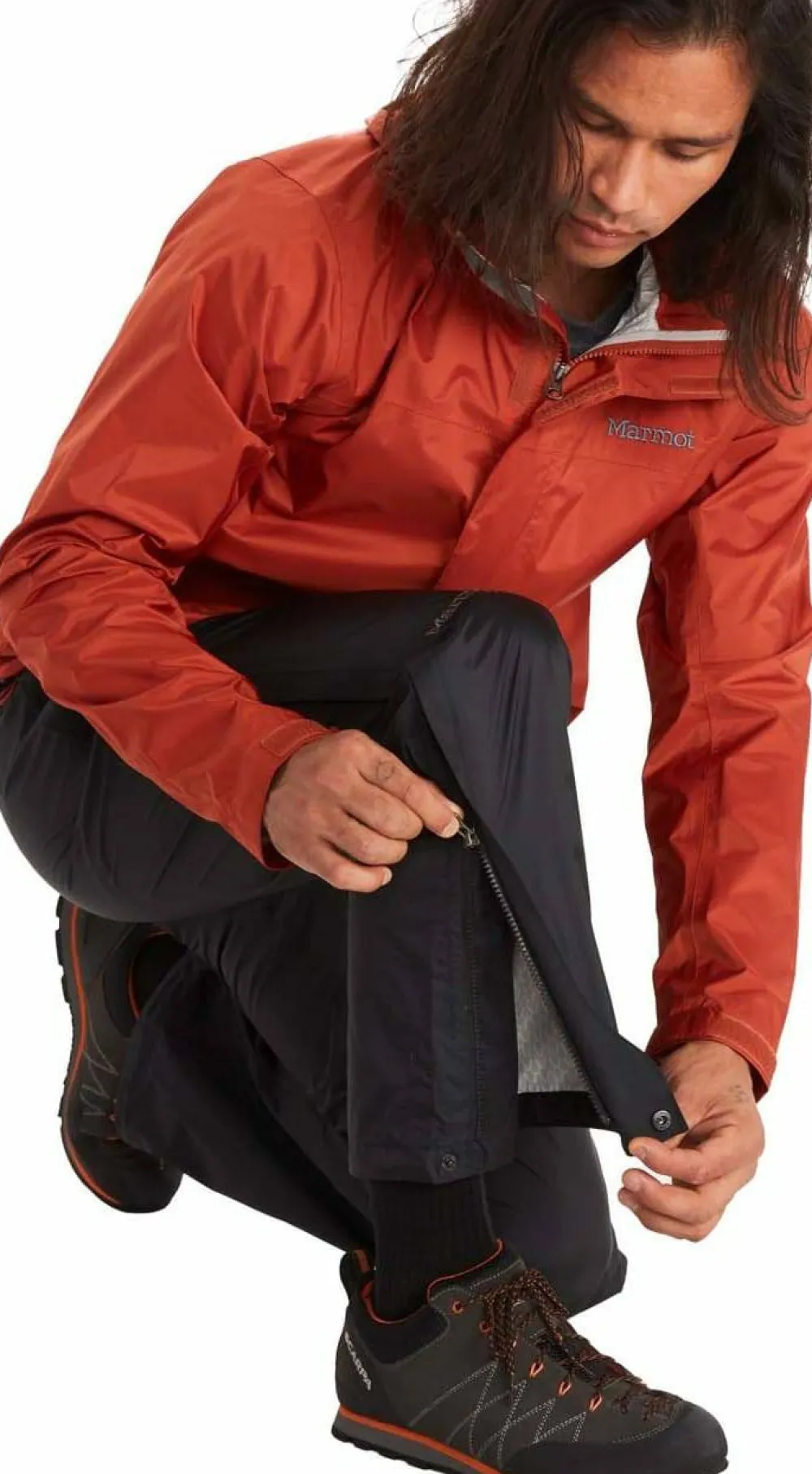 Marmot Men's Precip Eco Full Zip Pant Black Online