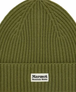 Marmot Ridgefield Beanie Olive Grove Hot