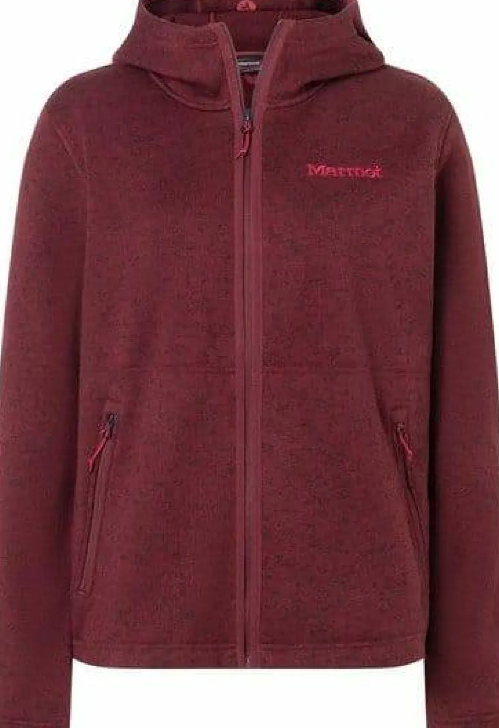 Marmot Women's Drop Line Full Zip Hoody Acai Berry Heather Discount